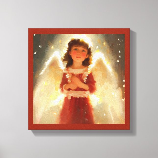 Christmas Angel 4 Canvas Print (Front)