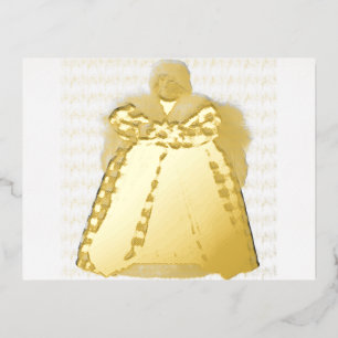 Christmas Angel 6 Foil Holiday Post Card