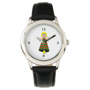 Christmas Angel Bell Kids Watch with Numbers