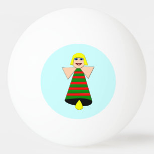 Christmas Angel bell Ping Pong Ball
