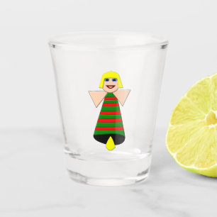 Christmas Angel Bell Shot Glass