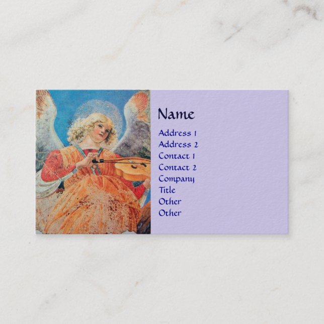 CHRISTMAS ANGEL BUSINESS CARD (Front)