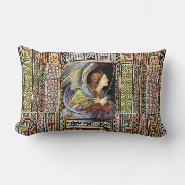 CHRISTMAS ANGEL by FILIPPINO LIPPI  Lumbar Cushion (Front)
