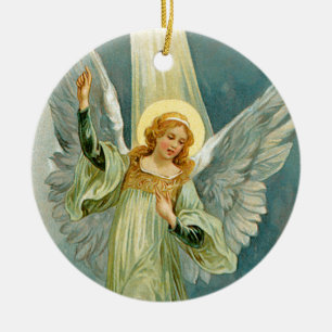 Christmas Angel Ceramic Tree Decoration