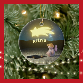 Christmas angel ceramic tree decoration