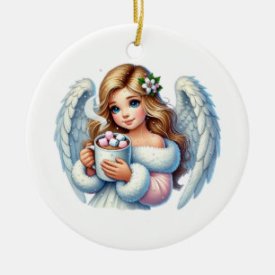 Christmas Angel Ceramic Tree Decoration