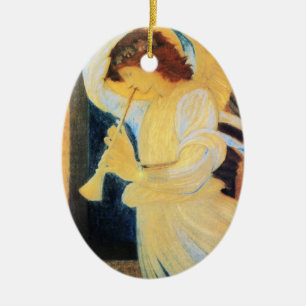 Christmas Angel Ceramic Tree Decoration