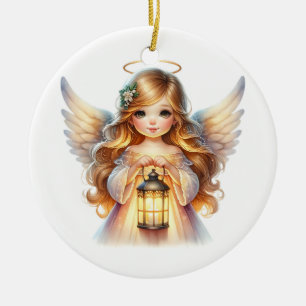 Christmas Angel Ceramic Tree Decoration