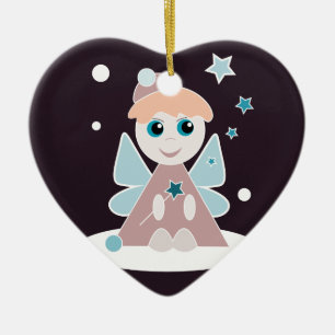 Christmas Angel Ceramic Tree Decoration