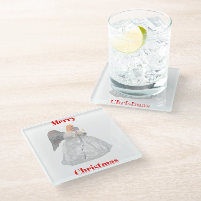 Christmas Angel Coaster (Angled)