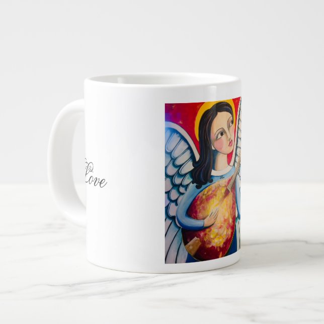Christmas Angel Coffee Mug (Front Left)
