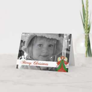 Christmas Angel Custom Photo Card