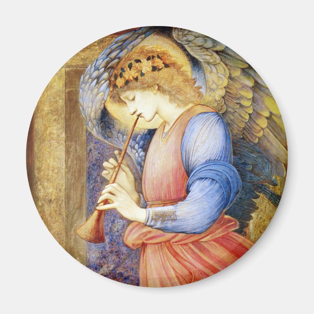 Christmas Angel Edward Burne-Jones Fridge Magnet (Front)