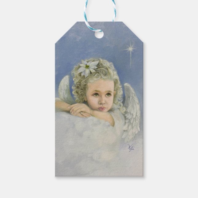 Christmas Angel Gift Tag (Front)