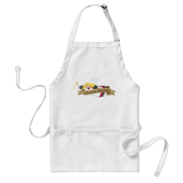 Christmas Angel - Glad Tidings, Christmas Blessing Standard Apron (Front)