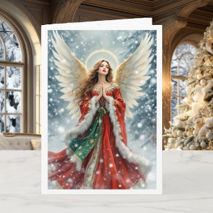 Christmas Angel Good News & Great Joy Greeting Card