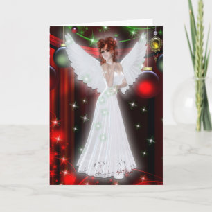 Christmas Angel Holiday Blank Card