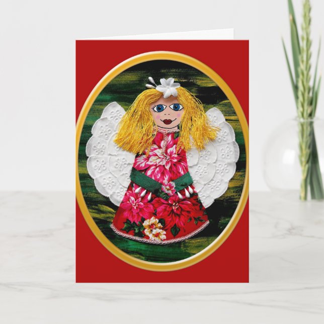 Christmas Angel Holiday Card (Front)