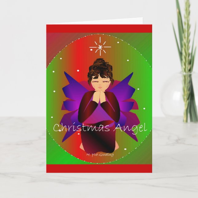 Christmas Angel Holiday Card (Front)