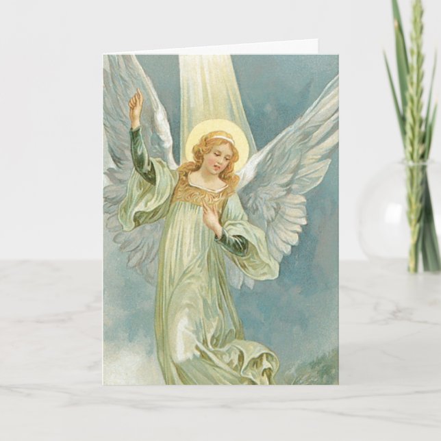 Christmas Angel Holiday Card (Front)