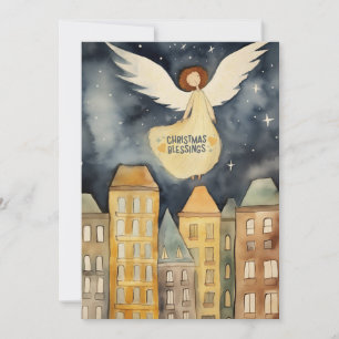 Christmas Angel Holiday Card