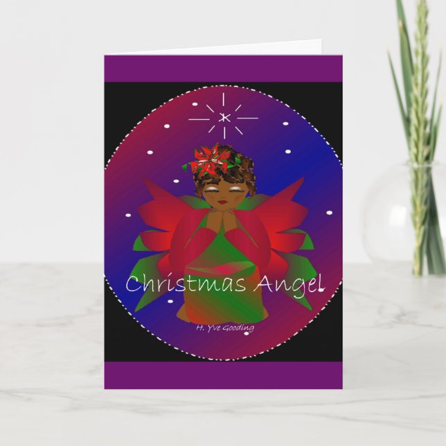 Christmas Angel Holiday Card (Front)