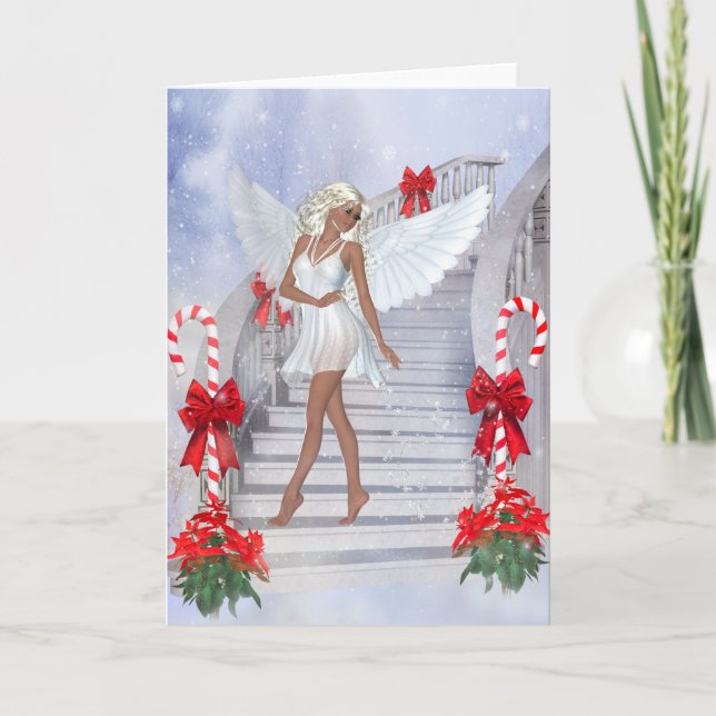 Christmas Angel Holiday Card (Front)