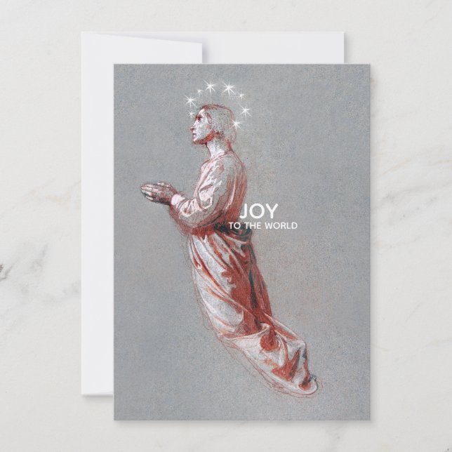 Christmas Angel Joy Holiday Card (Front)