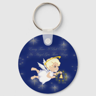 Christmas angel key ring
