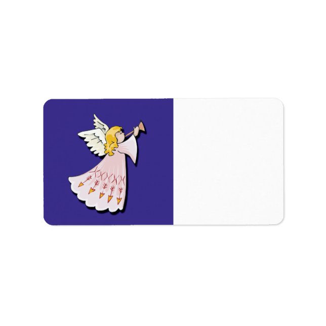 Christmas Angel Label (Front)