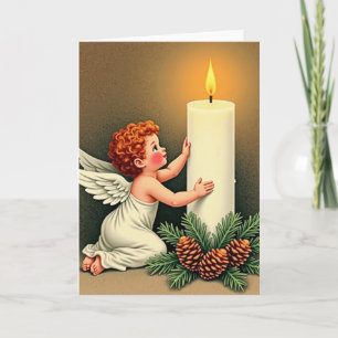 Christmas Angel Light Card