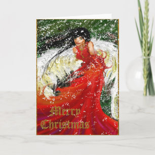 Christmas angel - Merry Christmas Holiday Card