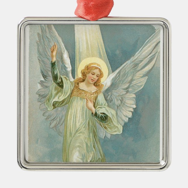 Christmas Angel Metal Tree Decoration (Front)