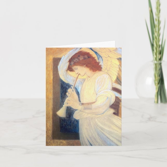 Christmas Angel  Note Cards - Edward Burne-Jones (Front)