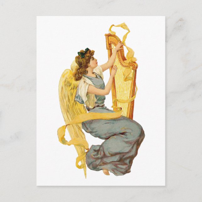 Christmas Angel of Ireland Holiday Postcard (Front)