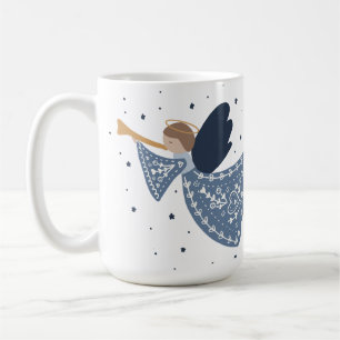Christmas Angel Peace on Earth Holiday Heartfelt Coffee Mug
