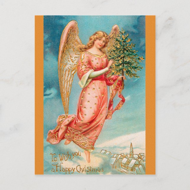 CHRISTMAS angel Postcard (Front)