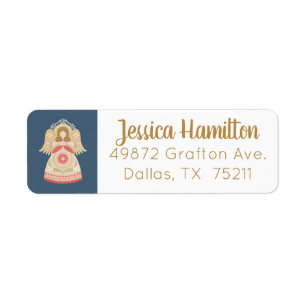Christmas Angel Return Address