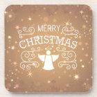 Christmas angel, sparkling stars