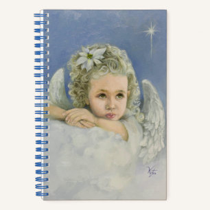 Christmas Angel Spiral Notebook