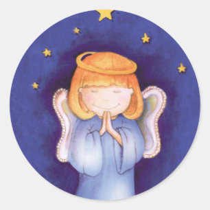 Christmas angel sticker