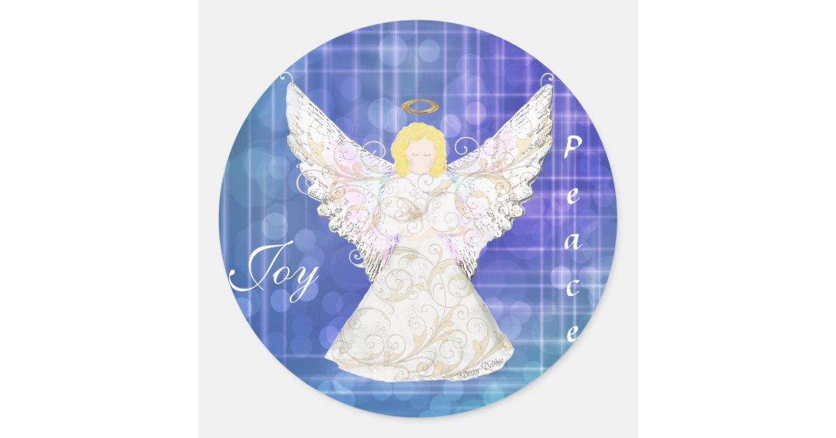 Christmas Angel Stickers Zazzle