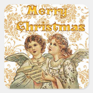 Christmas Angel Stickers to Seal your Envelopes