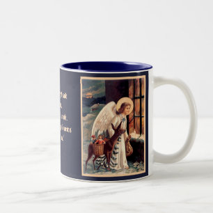 Christmas Angel With Deer Mug