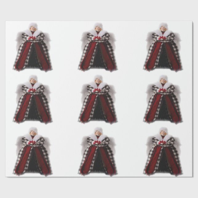Christmas Angel Wrapping Paper (Flat)