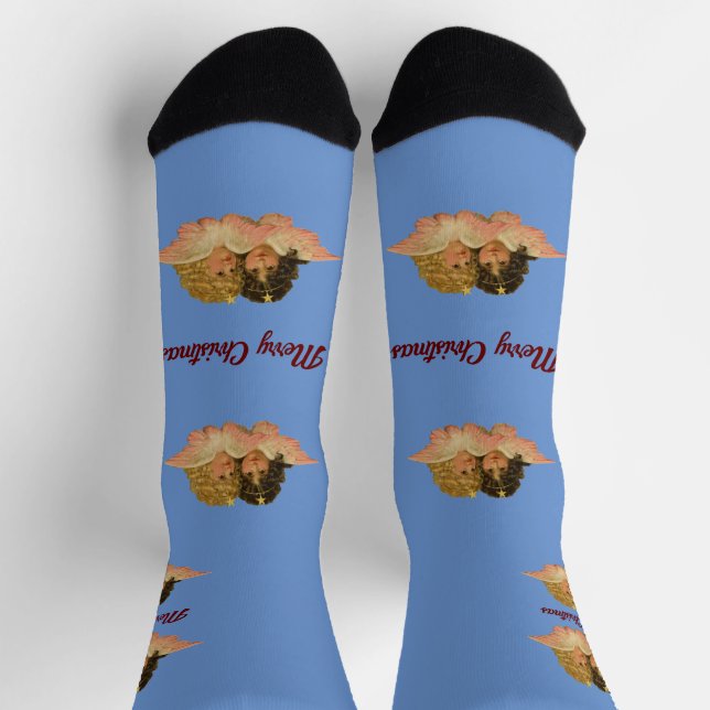 Christmas Angels Crew Socks (Top)