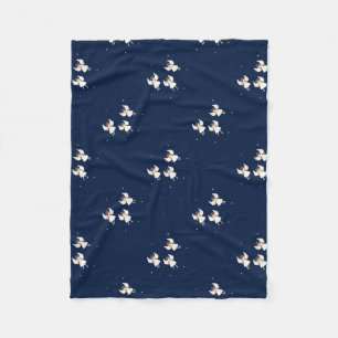Christmas angels fleece blanket