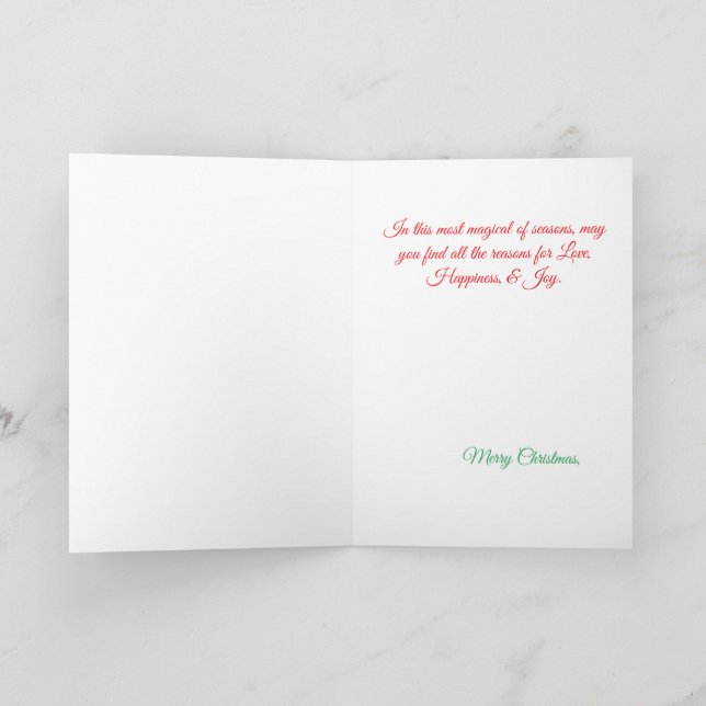 Christmas Angels Greeting Card (Inside)