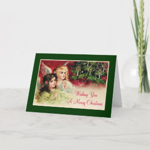 Christmas Angels Holiday Card