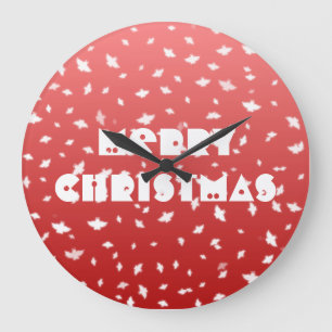 Christmas Angels Large Clock